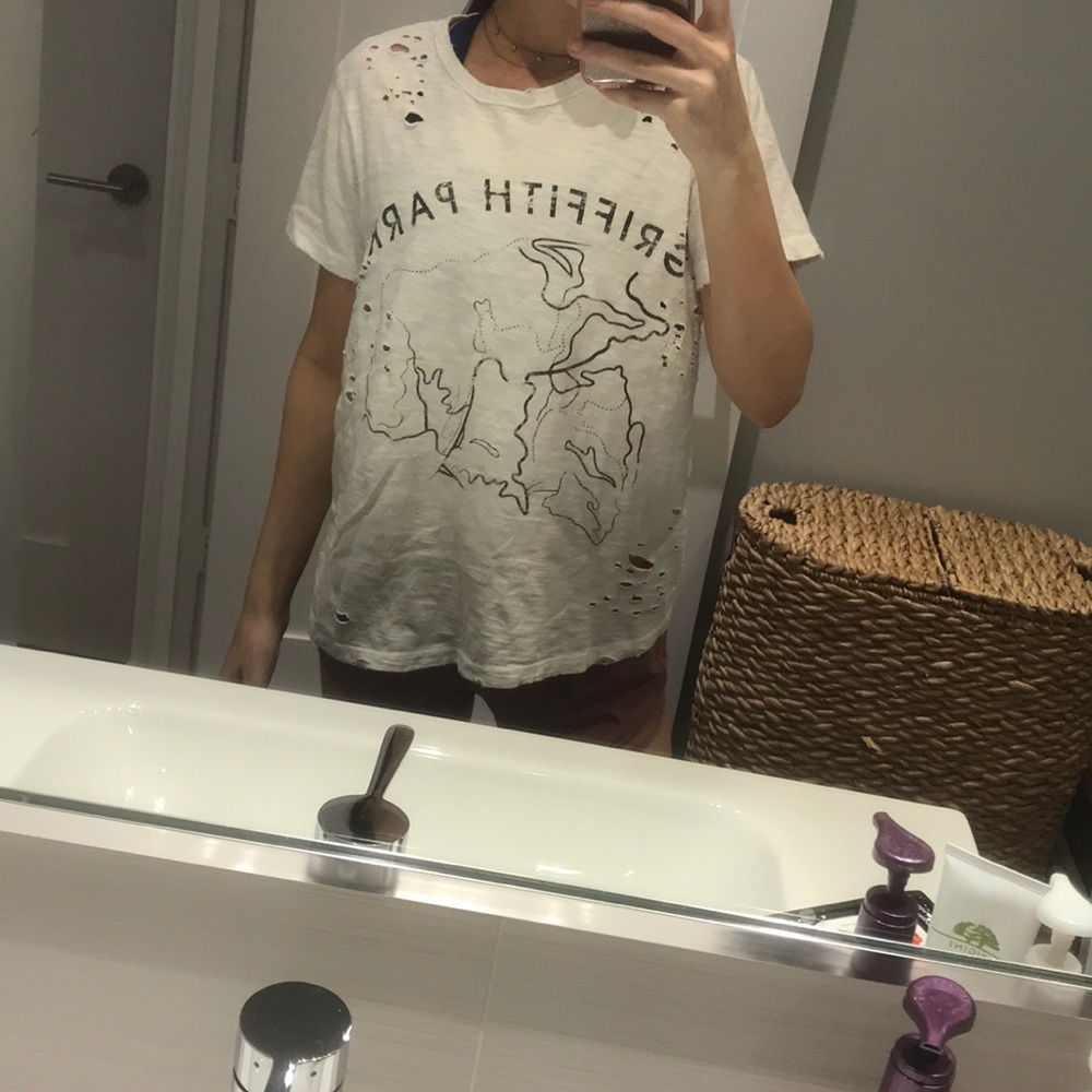 L.A. HEARTS Griffith Park distressed shirt